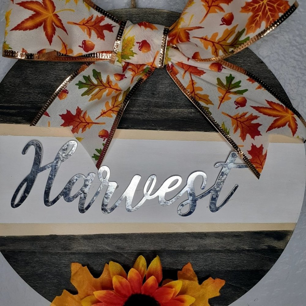 Fall door wreath